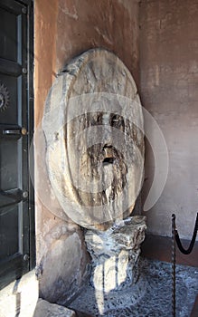 La Bocca della VeritÃÂ  in Rome, Italy.